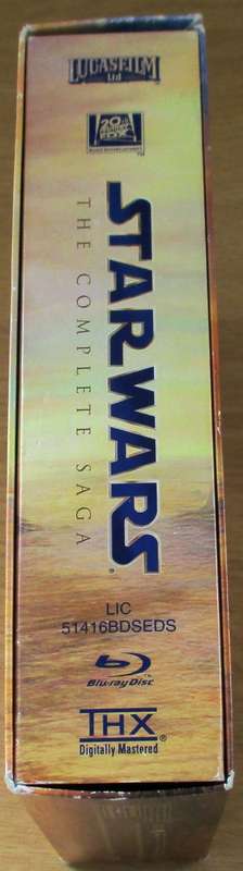 STAR WARS The Complete Saga Blu Ray BOX SET Includes first 6 films + 4 bonus discs