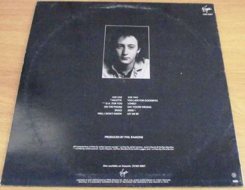 JULIANNE LENNON Valotte VINYL RECORD