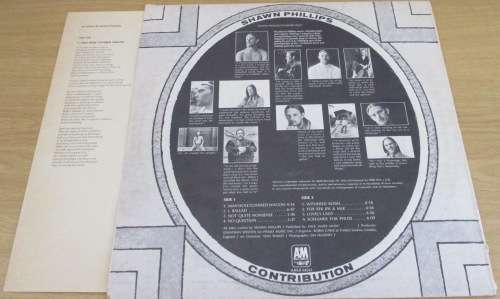 SHAWN PHILLIPS Contribution VINYL LP RECORD