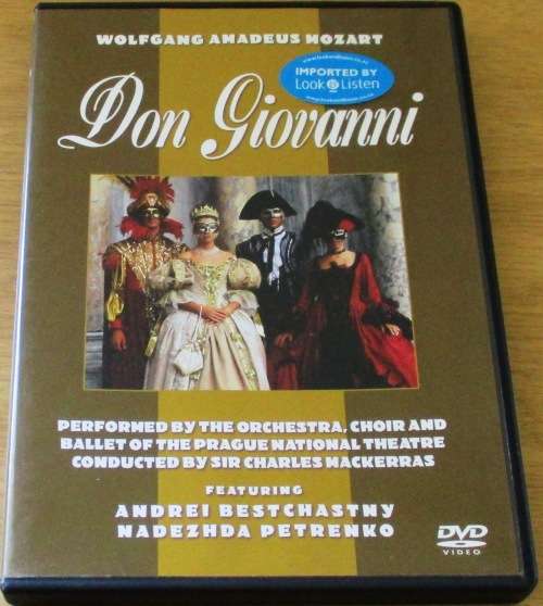 DON GIOVANNI / WOLFGANG AMADEUS MOZART DVD