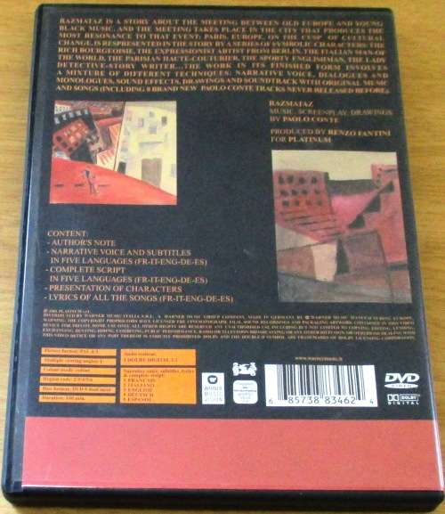PAOLO CONTE Razmataz Vaudeville DVD