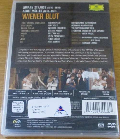 JOHANN STRAUSS - WIENER BLUT [filed under WIENER BLUT]