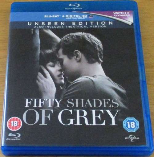 FIFTY SHADES OF GREY Unseen Edition Blu Ray [BLU RAY SHELF]