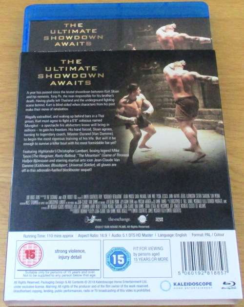 KICKBOXER Retaliation Blu Ray  [BLU RAY SHELF]