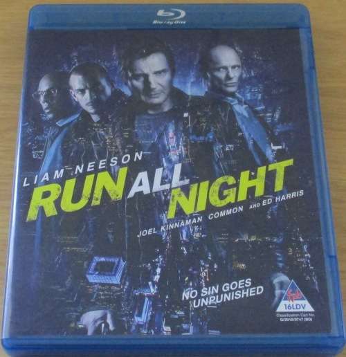 RUN ALL NIGHT Liam Neeson Blu Ray   [BLU RAY SHELF]