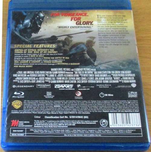 RISE OF THE EMPIRE Blu Ray   [BLU RAY SHELF]