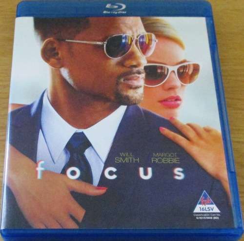 FOCUS Will Smith Blu Ray   [BLU RAY SHELF]