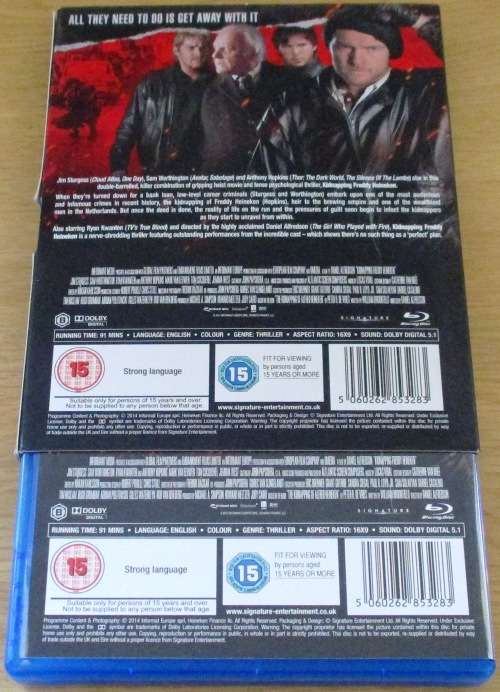 KIDNAPPING FREDDY HEINEKEN  Blu Ray   [BLU RAY SHELF]