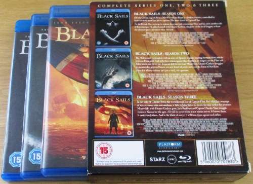BLACK SAILS  Complete Series 1 - 3 BLU RAY BOX SET  [BOX SET SHELF]