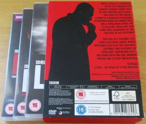 LUTHER Series 1-3 DVD BOX SET [D1]