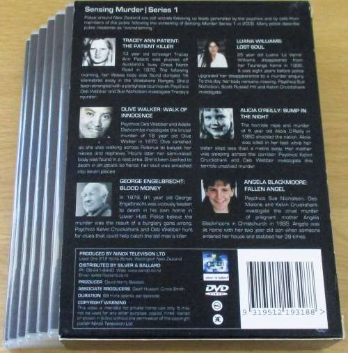 SENSING MURDER Series 1 BOX SET [BOX SET SHELF]