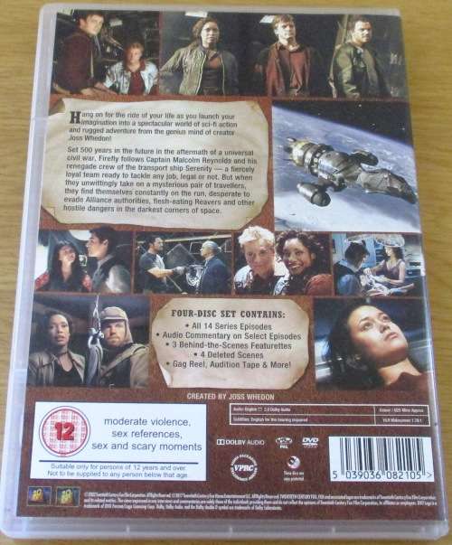 FIREFLY The Complete Series 4 xDVD BOX SET [BOX SET SHELF]