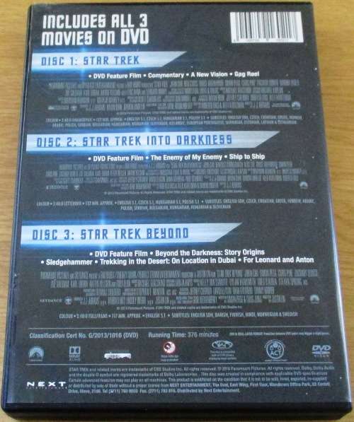 STAR TREK: STAR TREK+STAR TREK BEYOND+INTO DARKNESS 3xFilm BOX SET [BOX]