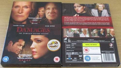 DAMAGES The Complete Second Season Glenn Close DVD [BOX]