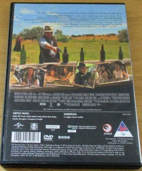 CULT FILM: A MILLION WAYS TO DIE IN THE WEST [DVD BOX 3]