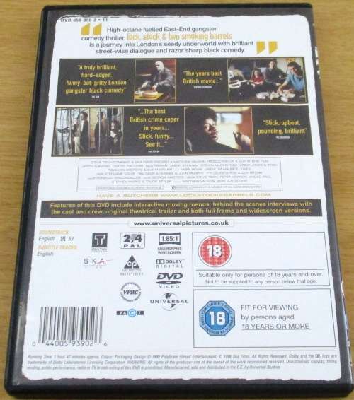CULT FILM: LOCK STOCK AND TWO SMOKING BARRELS DVD [DVD BOX 6]