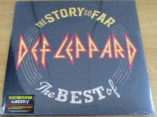 DEF LEPPARD The Story so Far The Best Of European Pressing 180g 2xLP + 7 single VINYL Record
