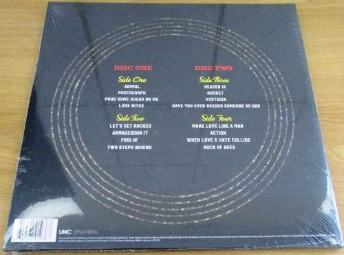 DEF LEPPARD The Story so Far The Best Of European Pressing 180g 2xLP + 7 single VINYL Record