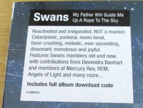 SWANS My Father Will Guide Me Up A Rope To The Sky European Pressing LP VINYL Record