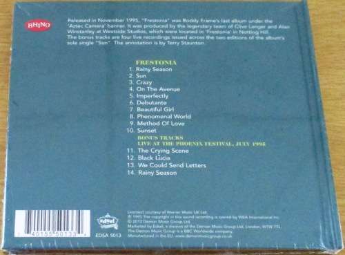 AZTEC CAMERA Frestonia Deluxe Edition CD