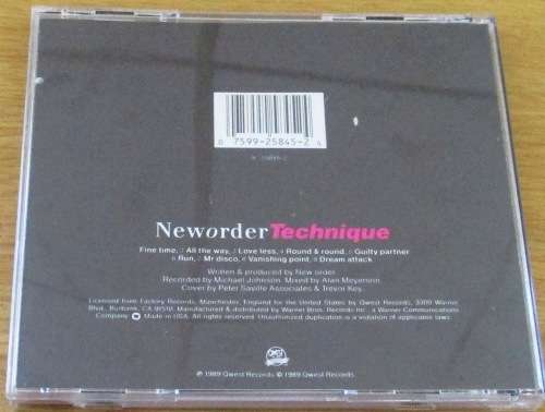 NEW ORDER Technique CD