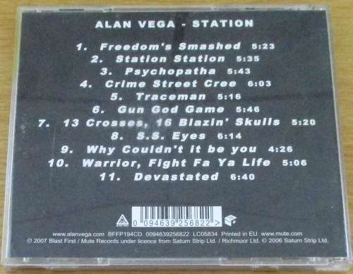 ALAN VEGA [SUICIDE] Station CD [msr]