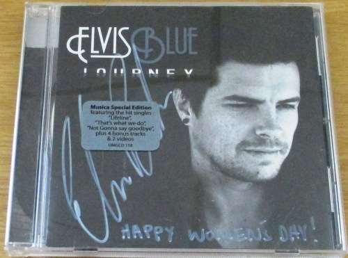 ELVIS BLUE Journey  [Autographed CD]