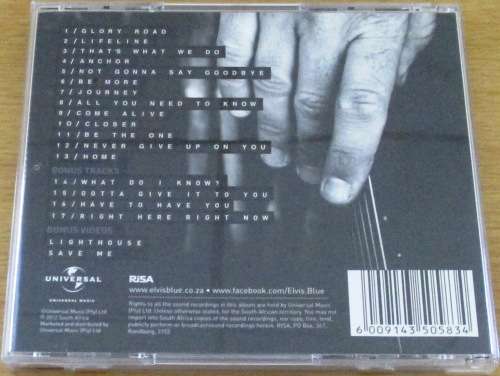 ELVIS BLUE Journey  [Autographed CD]