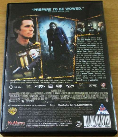 CULT FILM: THE DARK KNIGHT Christian Bale [DVD BOX 2]