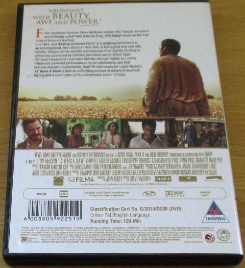 CULT FILM: 12 YEARS A SLAVE  [DVD BOX 3]
