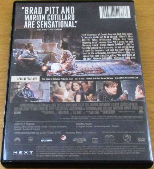 CULT FILM:  ALLIED Brad Pitt  [DVD BOX 4]