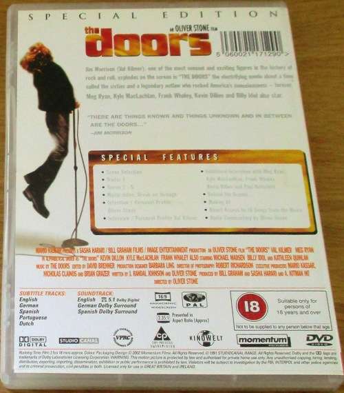 CULT FILM: THE DOORS Special Edition [DVD BOX 7]