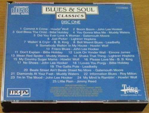 BLUES & SOUL CLASSICS 2xCD FATBOX [msr]