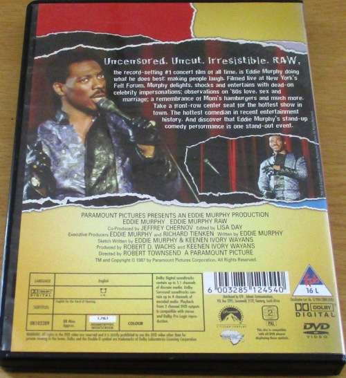 EDDIE MURPHY Raw [COMEDIAN SHELF]
