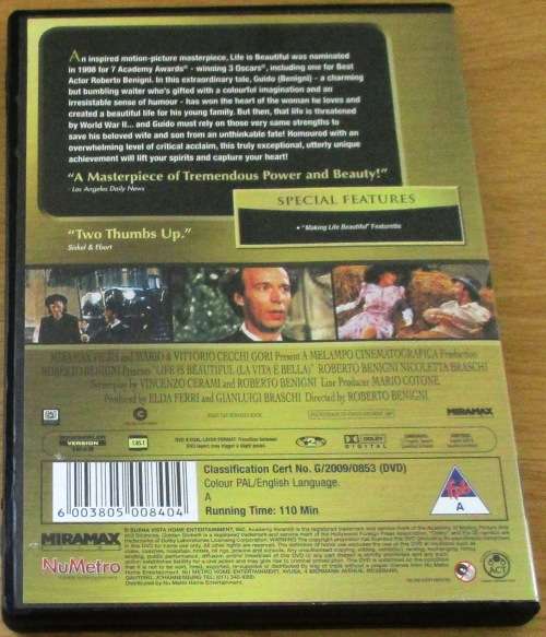 CULT FILM: Life is Beautiful [SHELF D1]