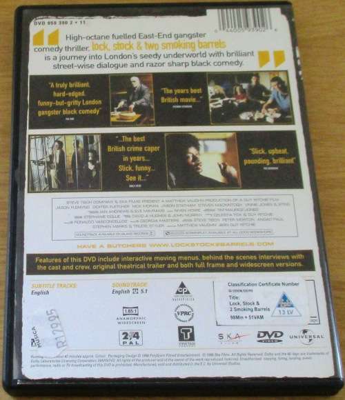 CULT FILM: Lock Stock and Two Smoking Barrels [SHELF D1]