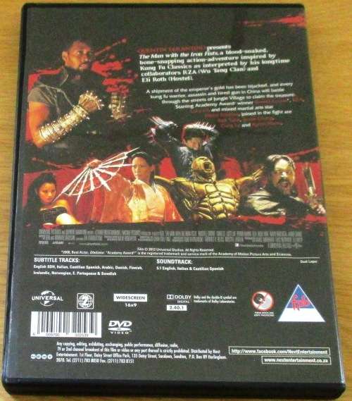 CULT FILM: The Man with the Iron Fists [SHELF D1]
