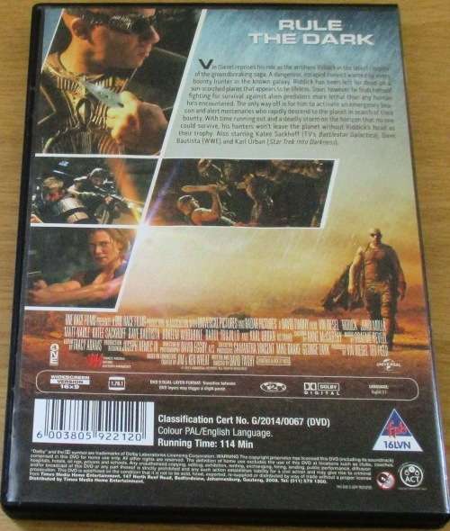 Cult Film: RIDDICK Vin Diesel [DVD BOX 15]