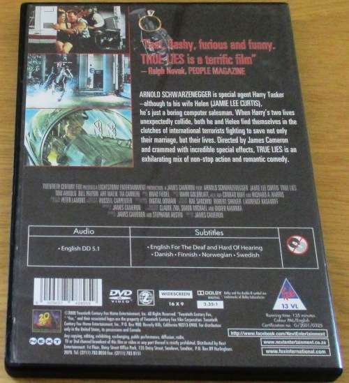 Cult Film: TRUE LIES Scharzenegger [SHELF D1]