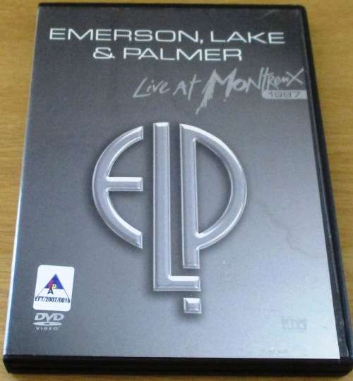 EMERSON LAKE and PALMER Live at Montreux 1997 DVD  [OFFICE DVD SHELF]