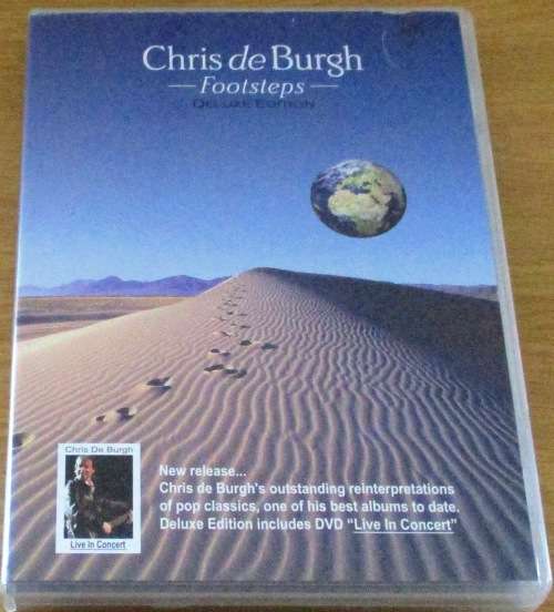 CHRIS DE BURGH Footsteps Deluxe Edition CD+DVD  [OFFICE DVD SHELF]