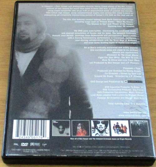 BEN HARPER Pleasure+Pain  [OFFICE DVD SHELF]