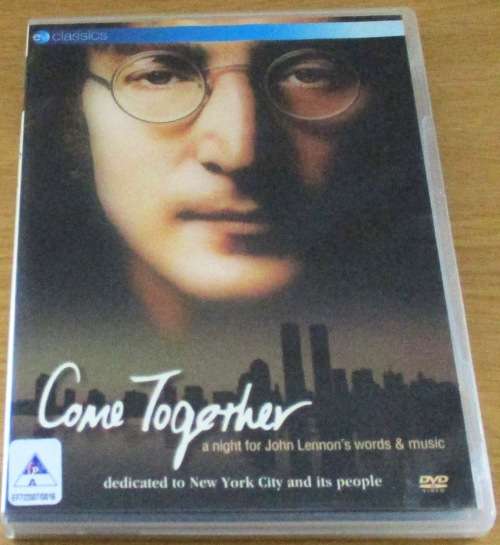 COME TOGETHER A Night of John Lennon`s Words and Music DVD  [OFFICE DVD SHELF]