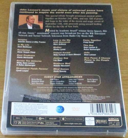 COME TOGETHER A Night of John Lennon`s Words and Music DVD  [OFFICE DVD SHELF]
