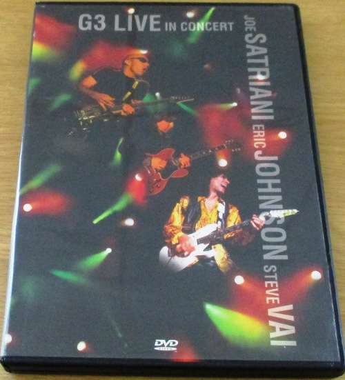 G3 Live in Concert Joe Satriani Eric Johnson Steve Vai DVD  [OFFICE DVD SHELF]