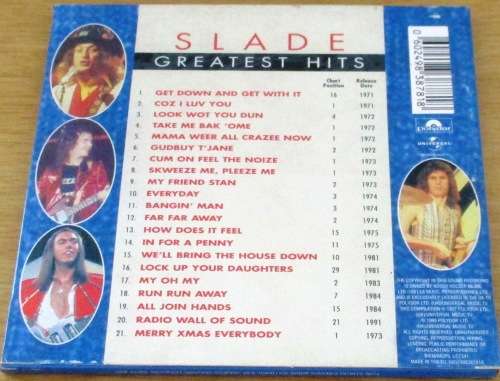SLADE Greatest Hits CD