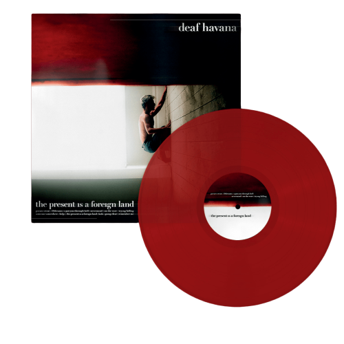 DEAF HAVANNA The Present Is A Foreign Land RED VINYL LP RECORD