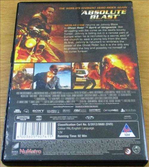 GHOST RIDER SPIRIT OF VENGEANCE [DVD BOX 3]