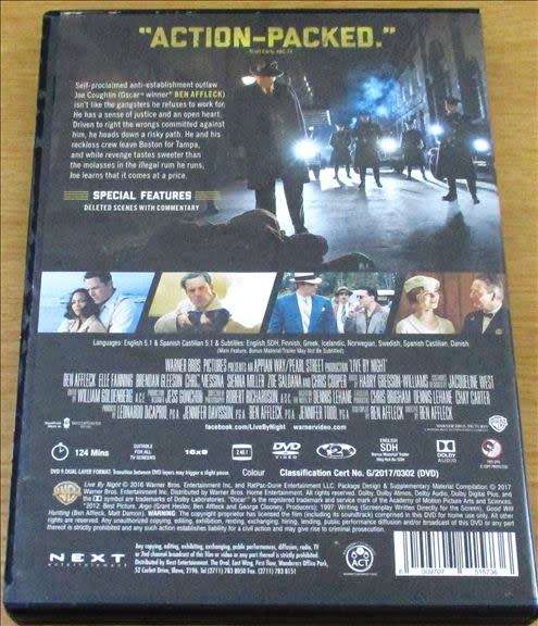 CULT FILM: LIVE BY NIGHT [DVD BOX 1]