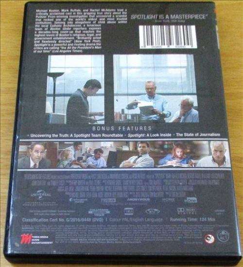 Cult Film: SPOTLIGHT DVD [SHELF D1]